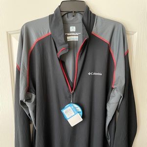 COLUMBIA MEN’S QUARTER-ZIP OMNI-WICK SIZE XL